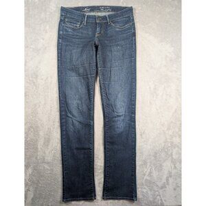 Levis Slight Curve Womens Jeans Size 28 Blue Straight Leg Streetwear Vintage